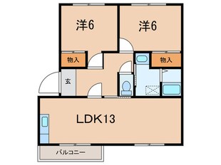 センチュリー北本荘の物件間取画像